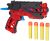 Amazon Brand – Jam & Honey Battle Blaster Toy Guns, Red, With Soft Foam Bullets