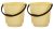 Kuber Industries Unbreakable Strong 2 Pieces Plastic Bathroom Bucket 16 Ltr (Cream & Brown)-Kubmart11170