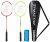 Amazon Brand – Symactive Badminton Kit With 2 Racquets For Intermediate Players And Nylon Shuttles, S333