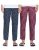 Diverse Men’S Plus Size Regular Pyjama Bottom (Pack Of 2) Pink, Yellow