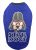Summer Dog T-Shirt, Star Dogs, Royal Blue, 10″, 150G
