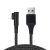 Ambrane 3A Usb Type C 30W Fast Charging Unbreakable Braided Cable, Quick Charge 2.0/3.0, Durable L-Shape Connector, 1.5M Perfect Length (Ablc10, Black)