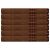 Eurospa Cotton Bath Towel (Spdhfbt182Bnm6, Brown) – Set Of 6