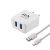 Flix (Beetel) Bolt 2.4 12W Dual Usb Smart Charger, Made In India, Bis Certified, Fast Charging Power Adaptor With 1 Meter Usb To Type C Cable For Cellular Phones (White)(Xwc-64D)