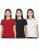 Desi Belle Women’S Regular T-Shirt (Dbctts-4_Black/Red/White Xl)