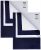 Amazon Brand – Solimo Baby Water Resistant Dry Sheet, Small, 70Cm X 50Cm, Navy Blue, Set Of 2