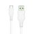 Blaupunkt Highly Durable Micro To Usb 2.0 Round Cable With High Speed Charging, Quick Data Sync And Pvc Connectors For All Usb Powered Devices (White)