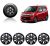Auto Pearl Idtec_13Wc_Black_Wagonrlxi 13-Inch Black Wheel Cover Cap For Wagon R Lxi (Set Of 4)