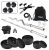 Fitzon Pvc 50Kg Combo 42 Home Gym Set With One 3 Ft Curl + One 4 Ft Plain And One Pair Dumbbell Rods With Gym Accessories