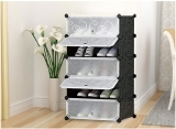 Vozica Pp Collapsible Wardrobe(Finish Color – Black, Diy(Do-It-Yourself))