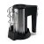 Lifelong Llhm03 Infinia 350-Watt Hand Mixer/Beater|Beat Cream For Cakes| 5 Speed Control And 2 Stainless Steel Beaters, 2 Dough Hooks With Accessory Stand (1 Year Warranty, Black/Silver)