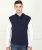 Billion Solid Men Hooded Neck Dark Blue T-Shirt