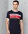 Metronaut Striped Men Round Neck Multicolor T-Shirt