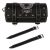 Autofy Silver Eagle/Hawk Print Universal Side Bag/Saddle/Travel Bag/Carrier For All Bikes (Black)