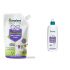 Himalaya Germ Free Baby Laundry Wash 1 L Pouch, White, (7004801) & Himalaya Gentle Baby Wipes, 72 Wipes,White