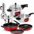 Blueberry’S Combo 7 Set Kadhai/Fry Pan/Tawa Pan/5L Cooker/3L Cooker/Saucepan/Puttu Maker (7 Set)