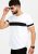 Lifeidea Solid Men Round Neck White, Black T-Shirt