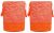 Fun Homes Laheriya Printed 2 Pieces Waterproof Non-Woven Laundry Bag,Toy Storage,Laundry Basket Organizer 45 L (Orange), Pack Of 2 (Fun055)