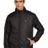 Genx Men’S Wrap Coat Crysta_Bm_Black Millange_Medium