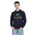 Genx Men’S Cotton Nexa Navy Blue Hoodie Sweatshirt, Medium Nexa_Nb