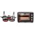 Pigeon By Stovekraft Mio Aluminium Set & Electric Oven Toaster And Griller, 16-L With Barbeque Rack, Crumb Tray, Pan Handle And Skewer Rods Red (8 Pieces)