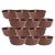 Wonder Sigma 300 Microwave Safe Multipurpose Plastic Bowl Set, 12 Pc Bowl 300 Ml, Brown Color, Made In India, Kbs03360