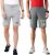 Avenster Life Style Solid, Printed Men Grey, Dark Grey Regular Shorts, Basic Shorts, Night Shorts, Running Shorts