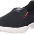 Reebok Men’S Stride Slip On Smoky Indigo-Blk-Cantone Red Running Shoe-8 Kids Uk (Ew5264)