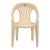 Nilkamal Set Of 2 Chr2101 Plastic Chair, Marble Beige