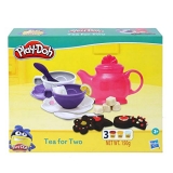 Play-Doh Tea For Two Playset For Kids 3 Years And Up With 3 Non-Toxic Colors