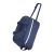 Lavie Sport Lino M Cabin Size 53 Cms Wheel Duffle Bag For Travel | 2 Wheel Luggage Bag | Travel Duffle Wheeler (Navy)