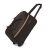 Lavie Sport Lino M Cabin Size 53 Cms Wheel Duffle Bag For Travel | 2 Wheel Luggage Bag | Travel Duffle Wheeler (Brown)