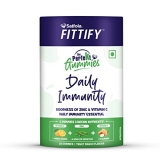 Saffola Fittify The Perfekt Gummies For Kids, Teenagers, Men, Women & Adults | Daily Immunity Essentials Like Zinc & Vitamin C | 60 Gummies | Tangy Mango Flavour