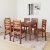 @Home By Nilkamal Europa Solid Wood 6 Seater Dining Set(Finish Color -Walnut, Knock Down)