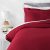 Amazonbasics Polyester Microfiber Quilt Cover Set With Pillow Cover – Single, 2-Piece (66X90-Inch), Burgundy