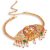 Sukkhi Exotic Gold Plated Pearl Bajuband For Women, Pink & Green, Free Size (Skr61667_Mar21)