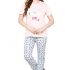 Evolove Women’S Cotton Printed Pyjama Set Pack Of 1 (Npskn1366Gn-Xxl_Green_Xx-Large)