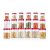 Milton Vitro Plastic Pet Storage Jar And Container, Set Of 18 (6 Pcs X 230 Ml Each, 6 Pcs X 600 Ml Each, 6 Pcs X 1.18 Ltrs Each), Red Wine | Air Tight | Kitchen Organiser | Bpa Free | Stackable