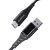 Ambrane 3A Fast Charging Output Cable With Type-C To Usb For Mobile, Neckband, True Wireless Earphone Charging, 480Mbps Data Sync Speed, 1M Length (Act – Az10, Black)