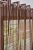 Homefab India Sheer Polyester Door Curtain – 7Ft, Brown