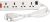 Havells 6A Four-Way Extension Board 4  Socket Extension Boards(White)