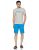 United Colors Of Benetton Men’S Cotton Lounge Shorts (Pack Of 2) (Lm79I_Medium_Grey And Blue)