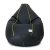 Sattva Classy.Elegant.Stylish Classic Xxl Bean Bag Filled With Beans (Black With Yellow Piping)