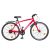 Wheely Flame, 700C Hybrid Bike For Men And Women, Single Speed, 18″ Steel Frame, Red Colour, Ideal For 15+ Yrs, Height 4.10 To 5.8 Feet
