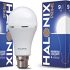 Halonix 10 Watt B22 Led Cool Day Light Bulb, Pack Of 10, White