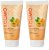 Amazon Brand – Solimo Natural Face Wash Flax Seed, Apricot & Mint, 150 Ml (Pack Of 2)