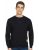 T2F Men’S Cotton Crew Neck Sweatshirt (Mns-Ss-01_Black_M)