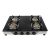 Wonderchef Energy 4 Burner Glass Cooktop, Black 8Mm Toughened Glass With 1 Year Warranty, Soft Touch Knobs, Efficient Brass Burners, Stainless Steel Double Drip Tray