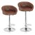 Mbtc Delton Cafeteria Bar Stool Chair In Light Brown (Set Of 2 Pcs)