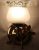 Somil Designer Sconce Wall Lamp/Light Of Golden Metal And Glass With Fixture, Compatible With 5 To 60 Watt Led & Other Bulb